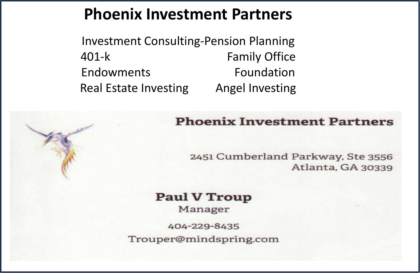 Phoenix Investment Partners — ISSCA 2026 Nationals marketing partner