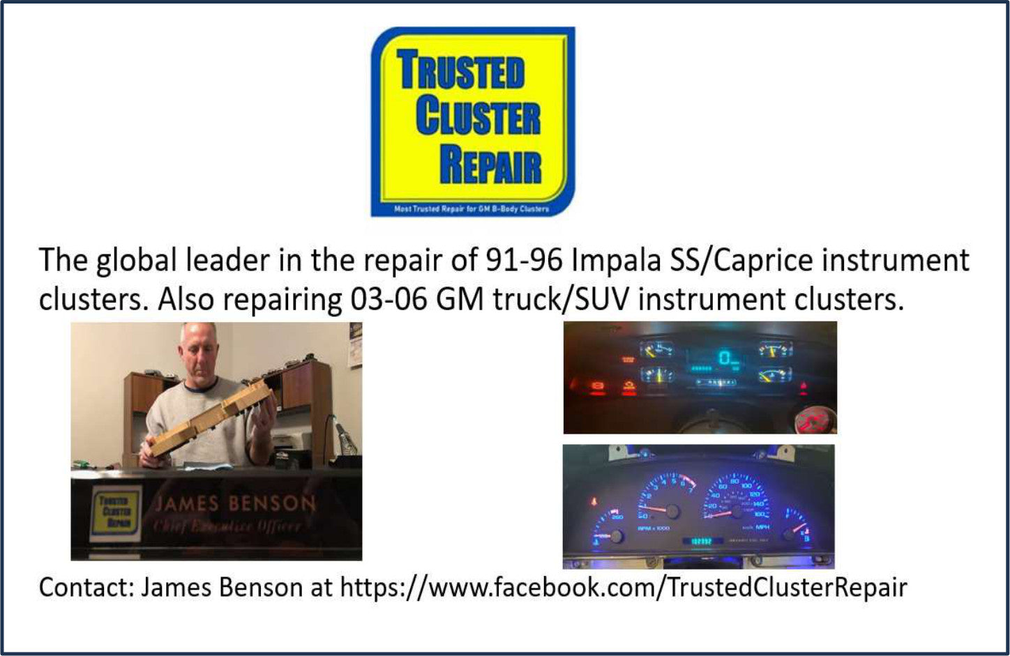 Trusted Cluster Repair — ISSCA 2026 Nationals marketing partner