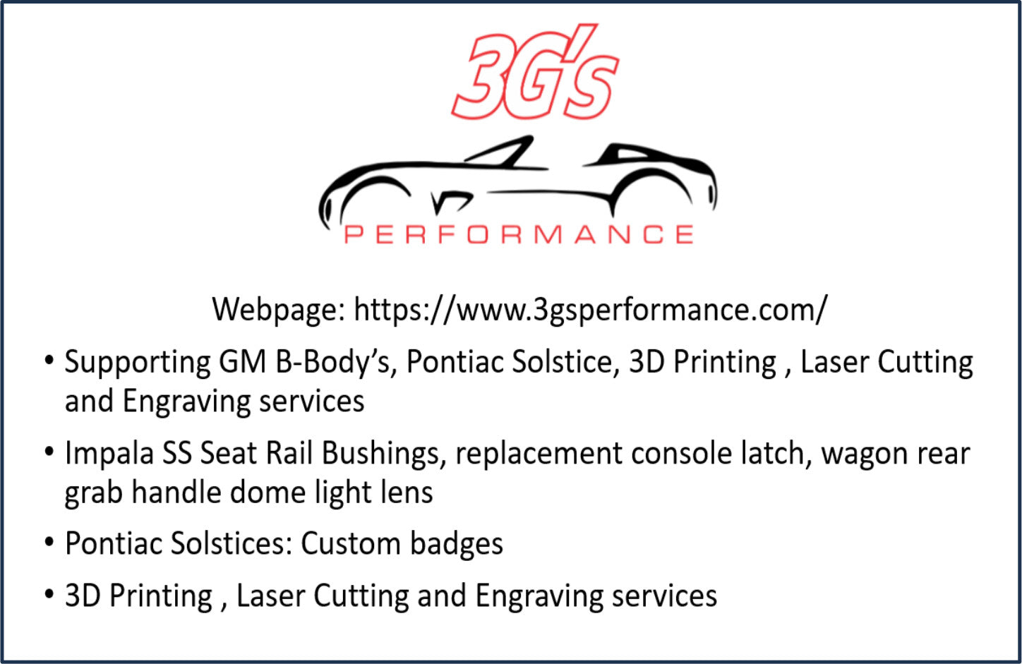 3G's Performance — ISSCA 2026 Nationals marketing partner
